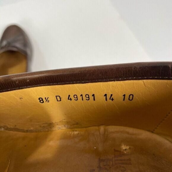 Allen Edmonds Urbino Moccasins Loafers Shoes Men SZ 8.1/2 Brown Calfskin Tassel main image 5